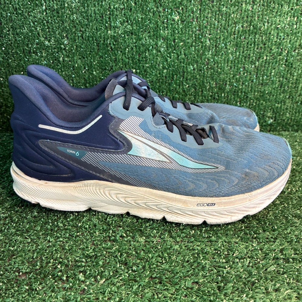 Altra Torin 6 Zero Drop Breathable Mesh Cushion Road Running Shoe Blue Mens Sz 8